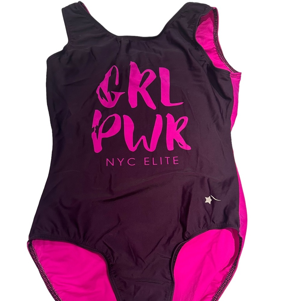 Girl power nyc elite girls gymnastics leotard
